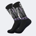 Horror Ghostface Print - Crew Socks