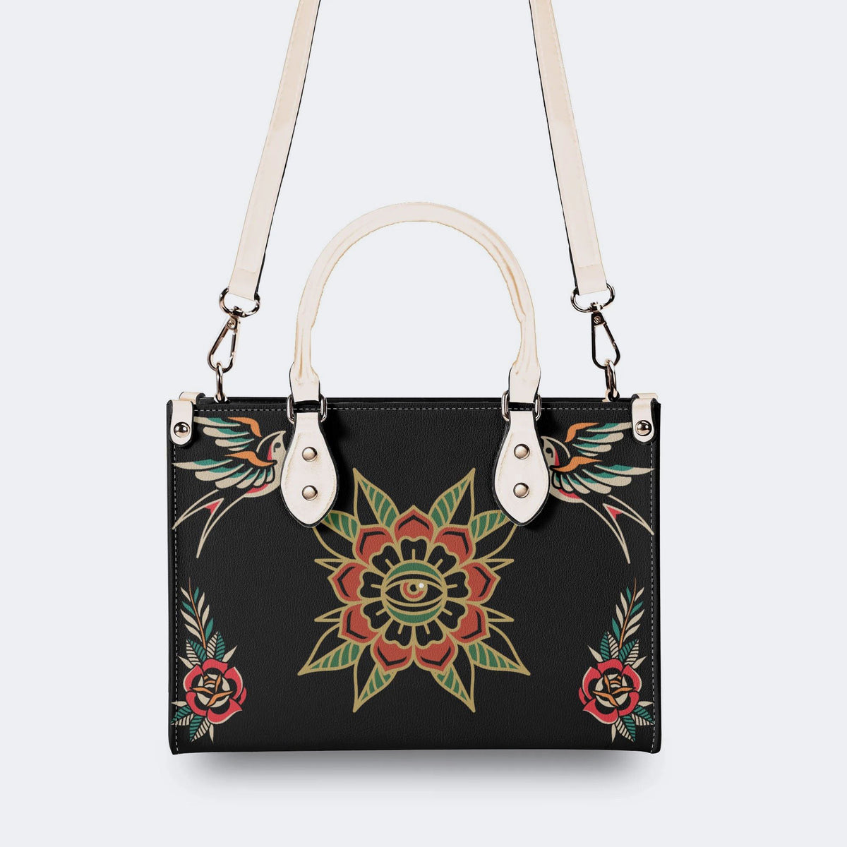 Eyes&Flower Art Print - Handbag