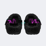 Xray Frog Bones - Fur Lined Slippers/Sandals