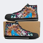 Alice In Wasteland High Top Canvas Shoes