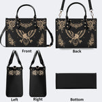 Golden Eagle Print - Leather Handbag
