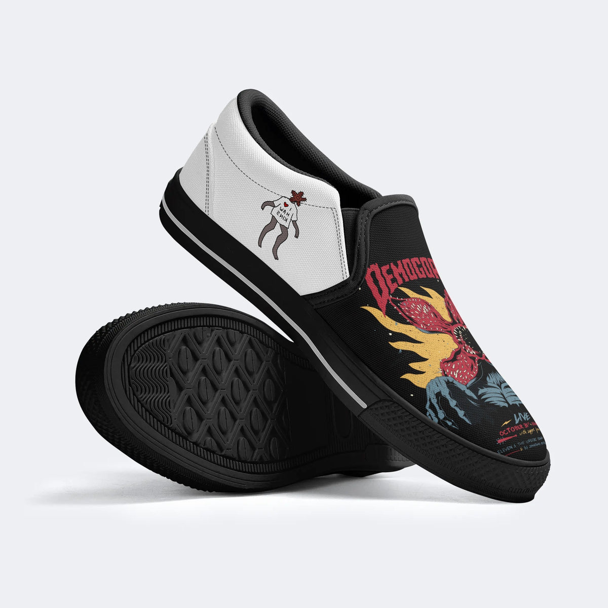 Strange Thing Print - Slip On Shoes