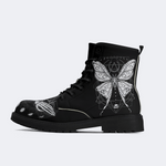 Unisex Death Moth Print - Boots