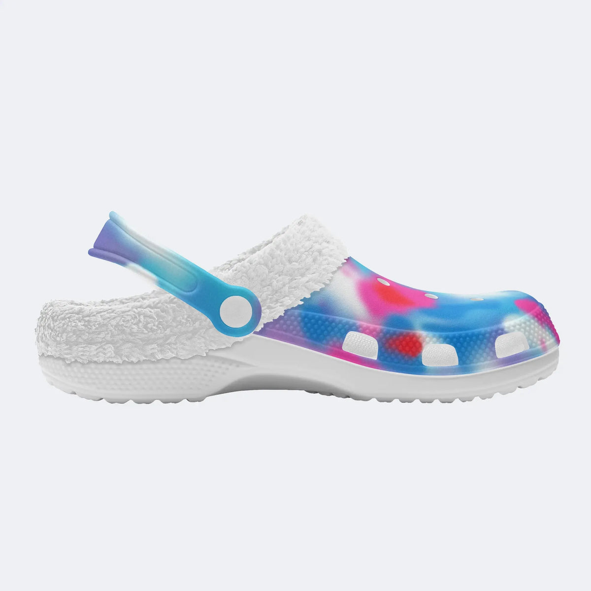 Unisex Ink Print - Fur Lined Slippers/Sandals