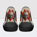 Incantations Skull Low Top Canvas Shoes