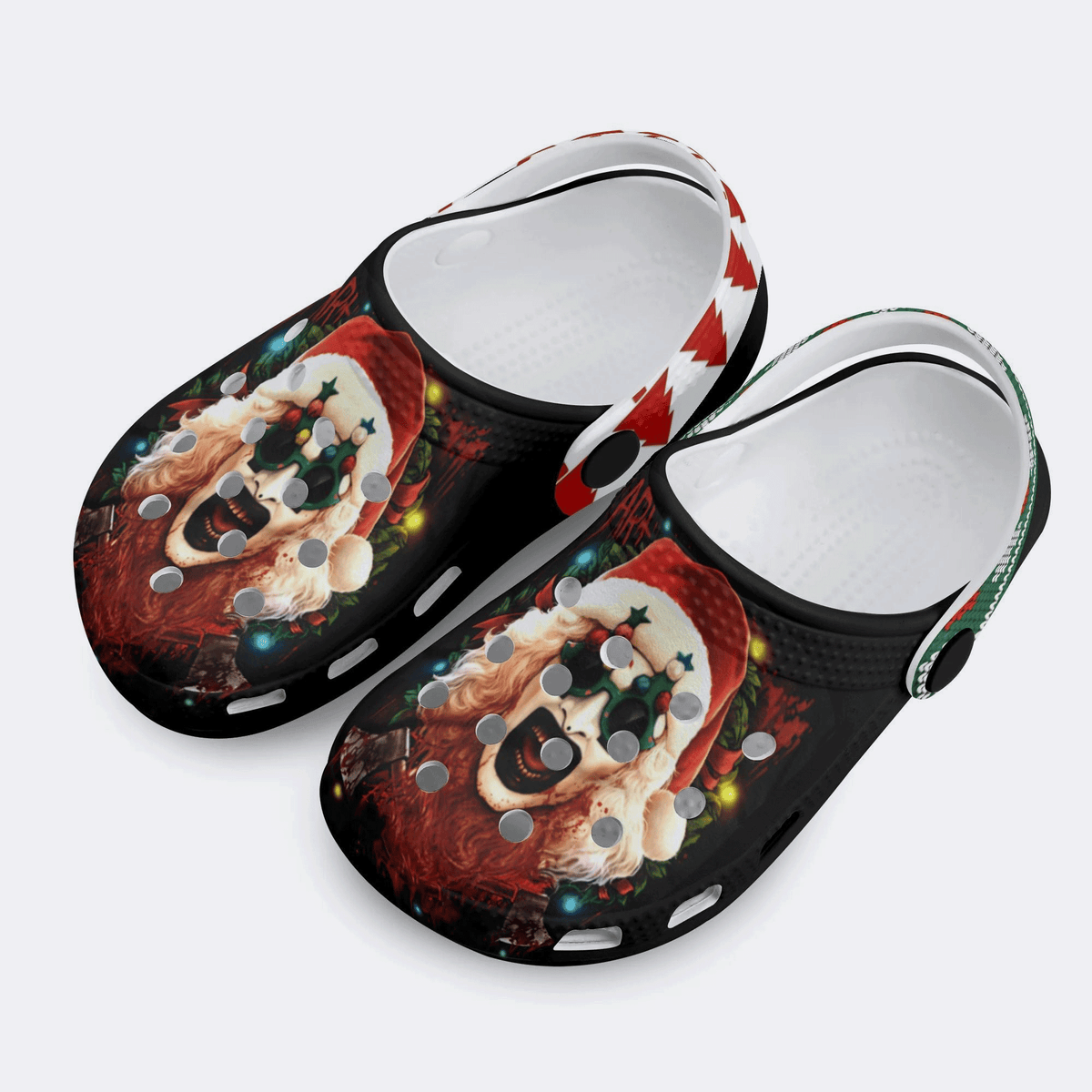 Horror Santa Claus Ghostface Print - Kid's Slippers/Sandals