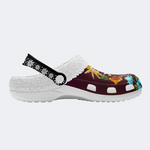Three-Eyed Leopard Print Slippers/Sandals