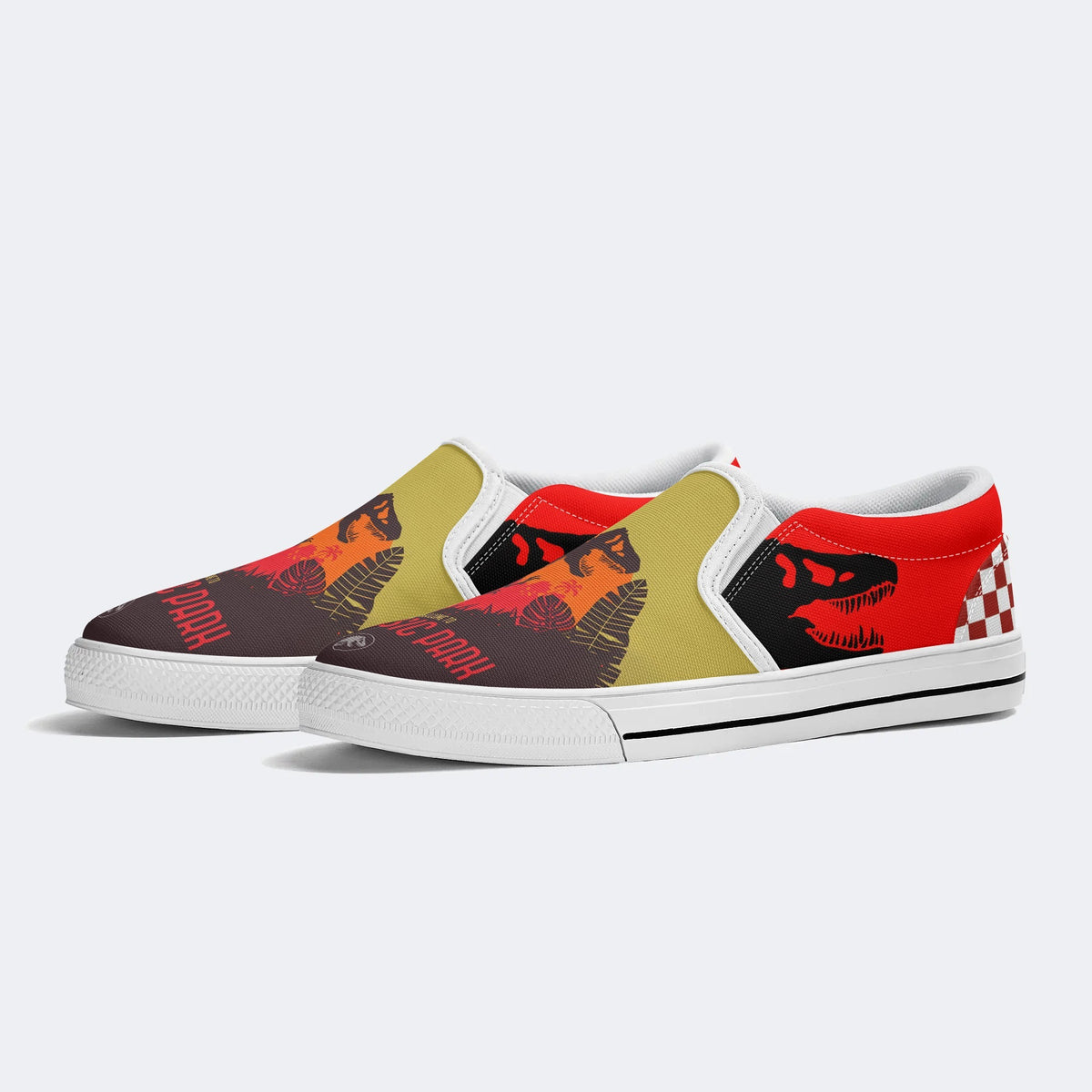 Jurassic Print - Slip On Shoes