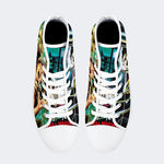 Horror Movie Vintage Graphic Print - High Top Canvas