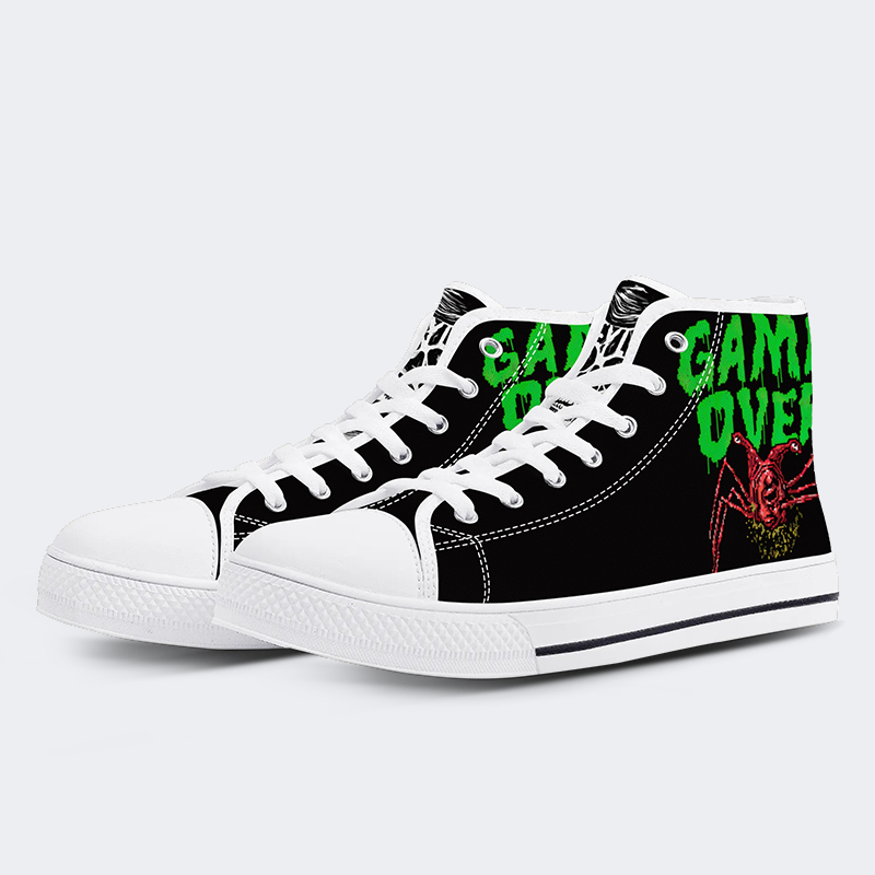 Unisex Horror-Druck - High Top Canvas