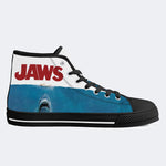 Quint's Shark Fishing Jaws Retro - High Top Canvas