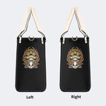 Japanese Style Frog Print - Leather Handbag