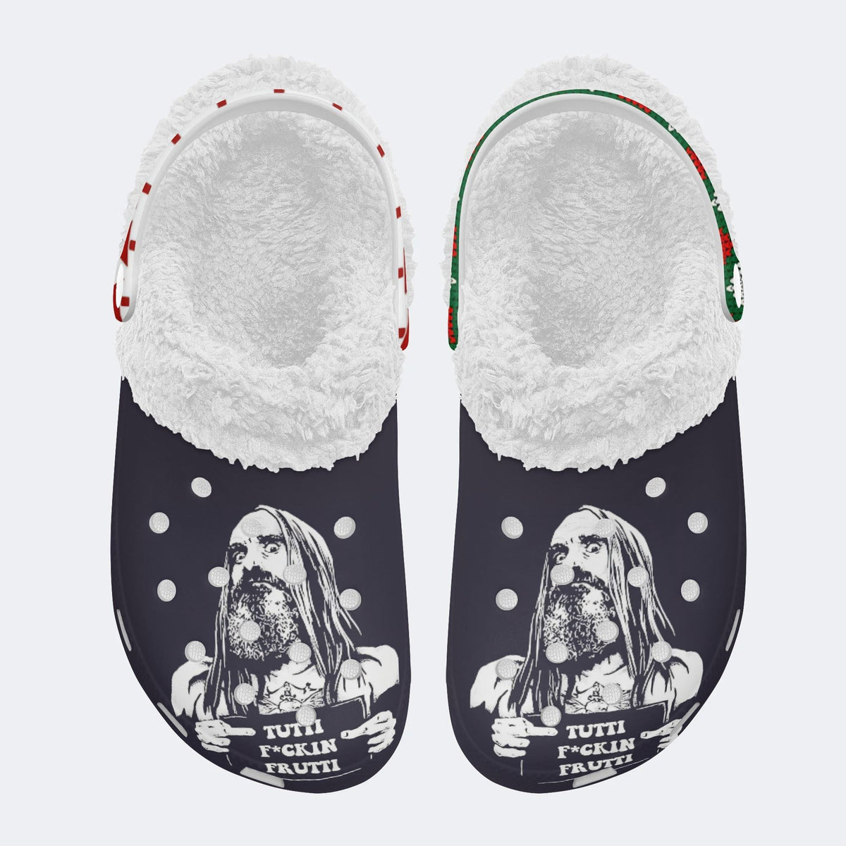 Tutti F*ckin Frutti Graphic - Fur Lined Slippers