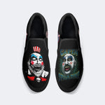 Vintage Horror Art Printed - Slip On Shoes