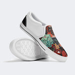 Retro Horror Print - Slip On Shoes