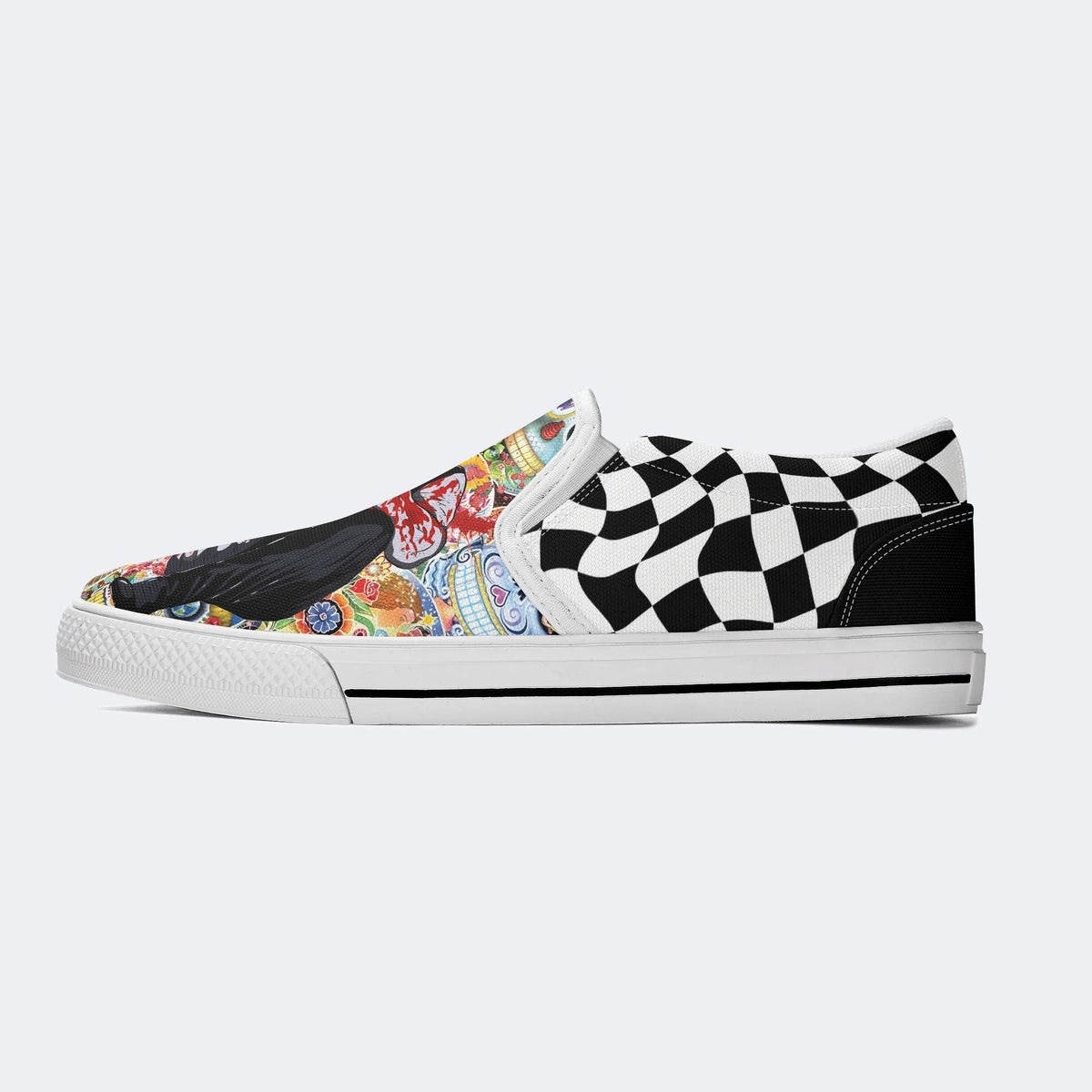 Unisex Horror Art Print - Slip On Shoes