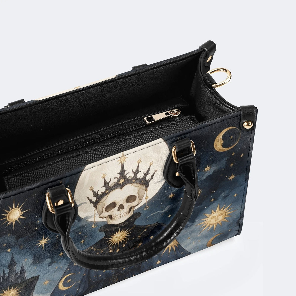 Skull Queen Print Handbag Factory Direct Sales