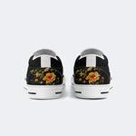 Sun And Moth Print - Slip On Shoes
