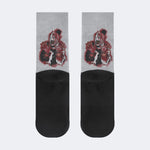 Unisex Horror Print - Crew Socks