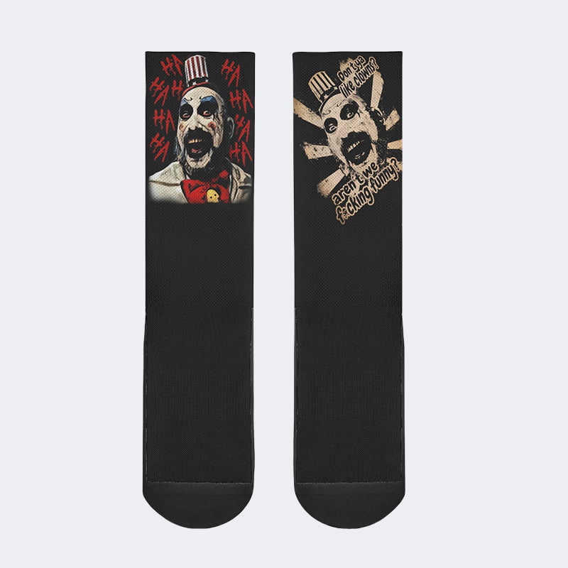 Horror Print - Crew Socks