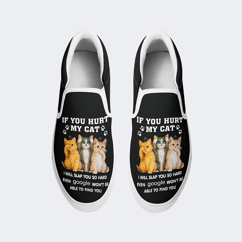 Cat Art Print - Slip On Shoes