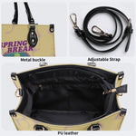 Horror Movies Print - Leather Handbag