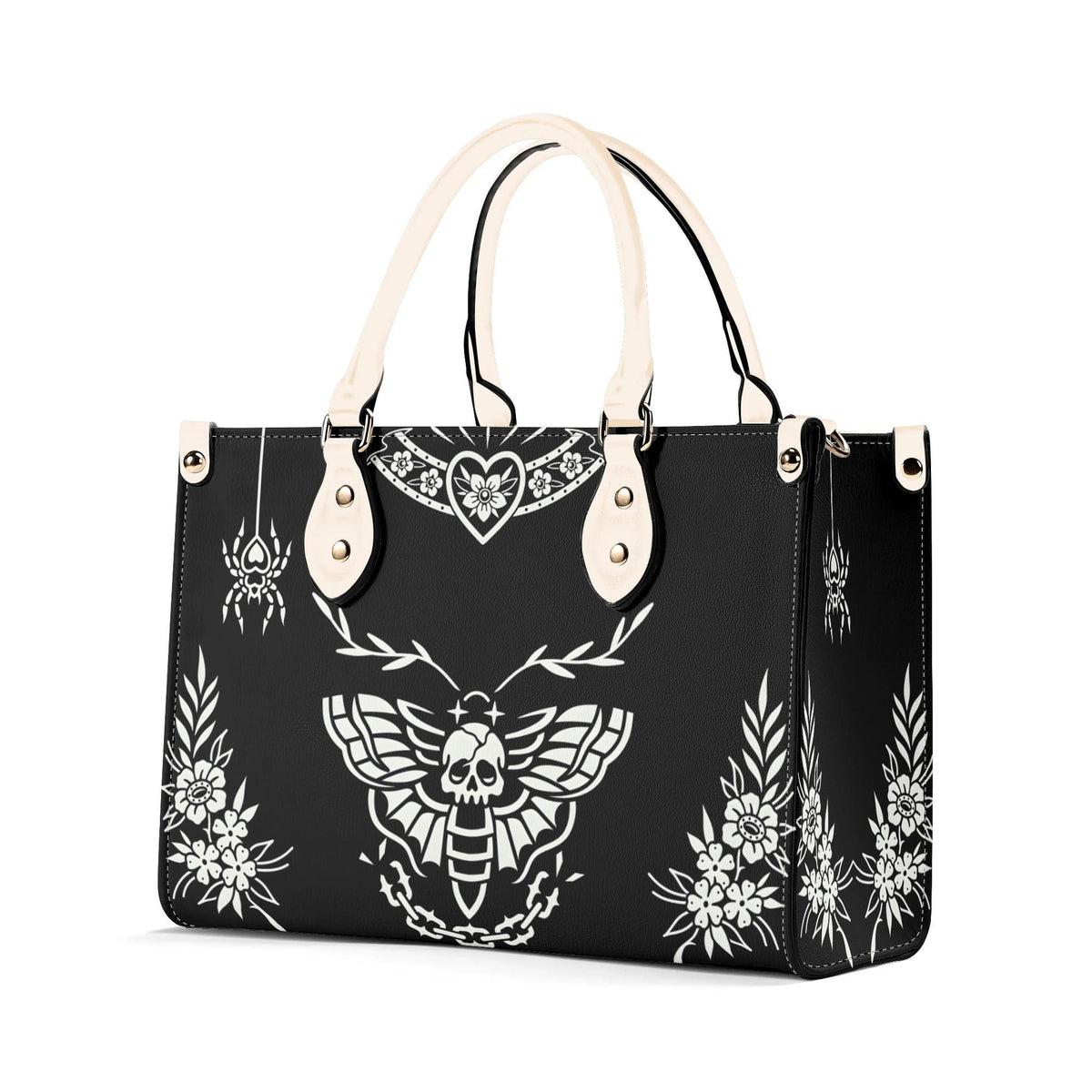 Death Moth Vintage Print - Handbag