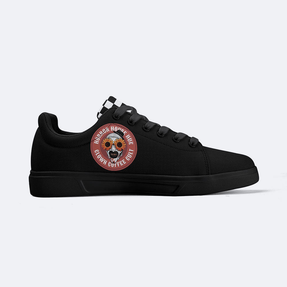 Unisex Horror Print - Skateboard Sneakers