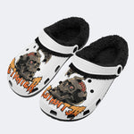 Trippy Bones - Fur Lined Slippers/Sandals