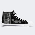 Unisex Vintage Horror Graphic - High Top Canvas