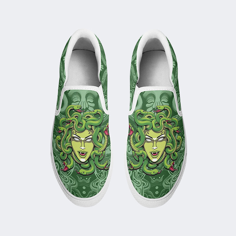 Medusa Print - Slip On Shoes