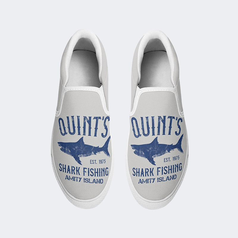 Quints Shark Fishing Unisex - Slip On Shoes