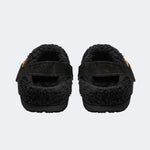 Midnight Cat - Fur Lined Slippers/Sandals