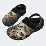 Fiery Skull - Fur Lined Slippers/Sandals