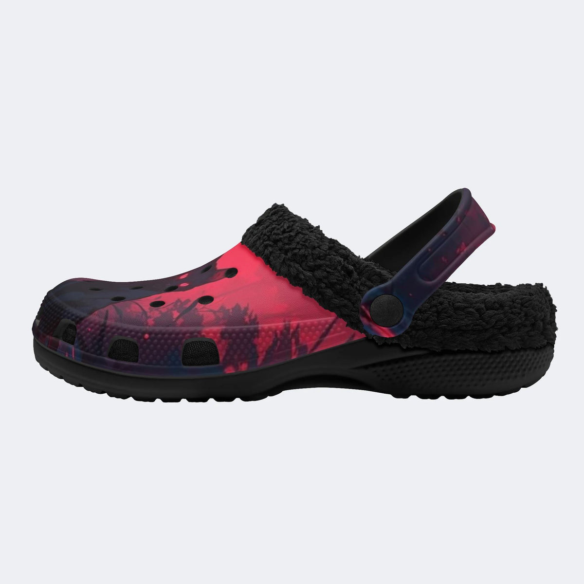 Mystic Twilight Cat - Fur Lined Slippers/Sandals