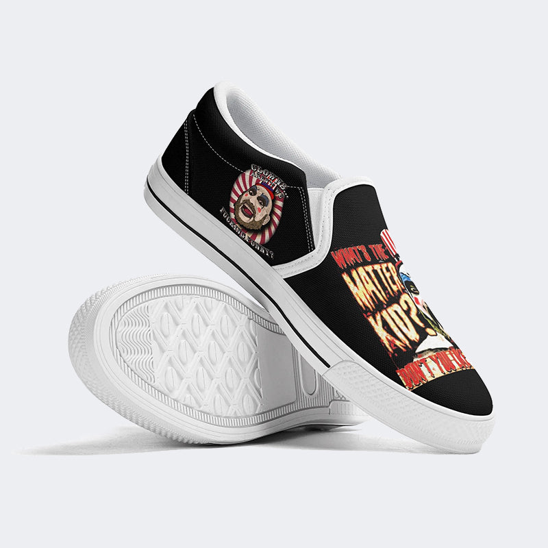 Horror Print - Slip On Shoes