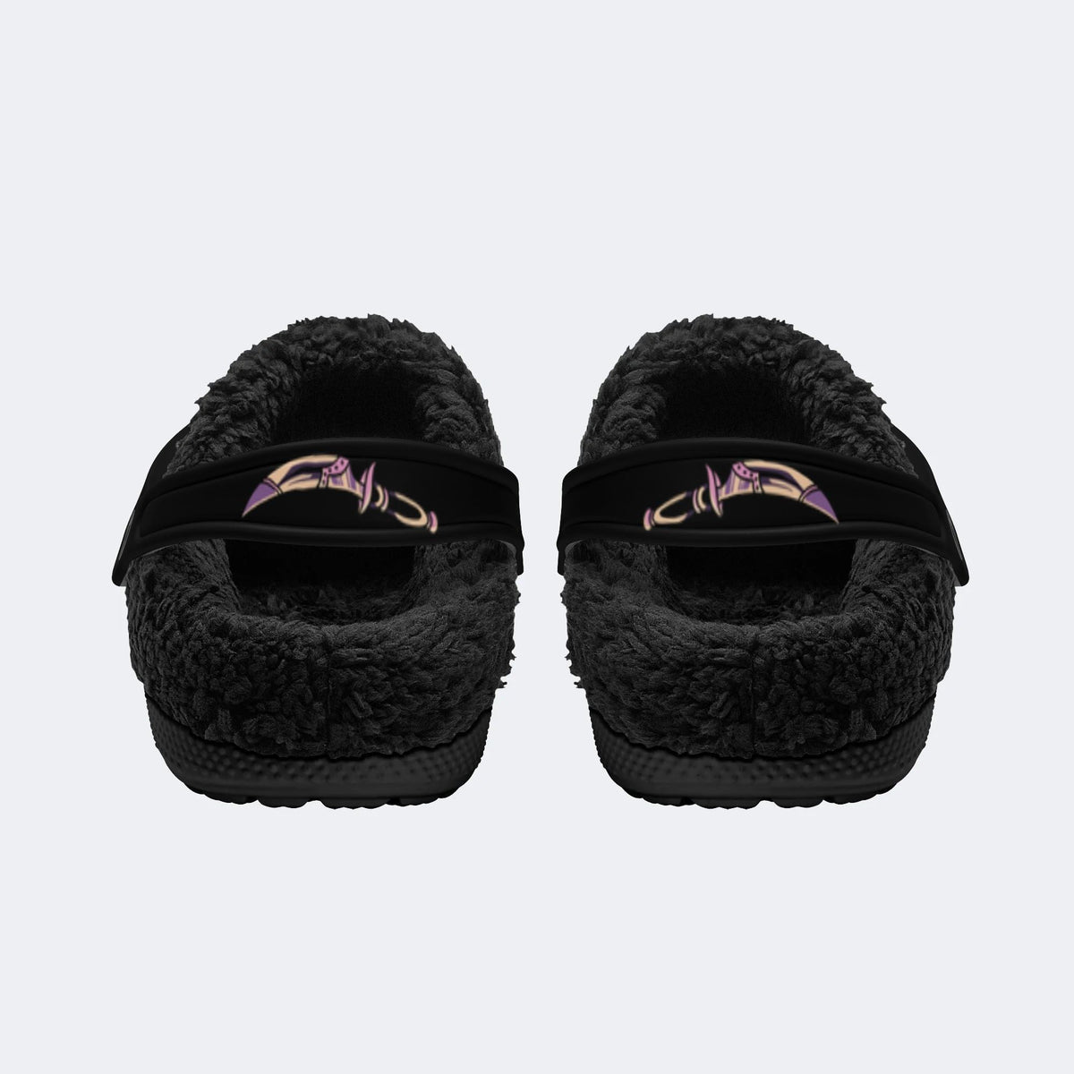 Cobra Girl Print - Removable Fur Lined Slippers/Sandals