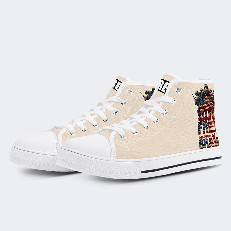 Flag Day High Top Canvas Shoes