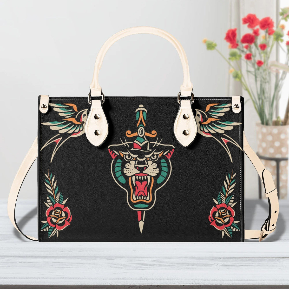 Unisex Tiger Print - Handbag