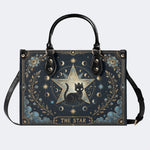 Black Cat Star Tarot Print Handbag Factory Direct Sales