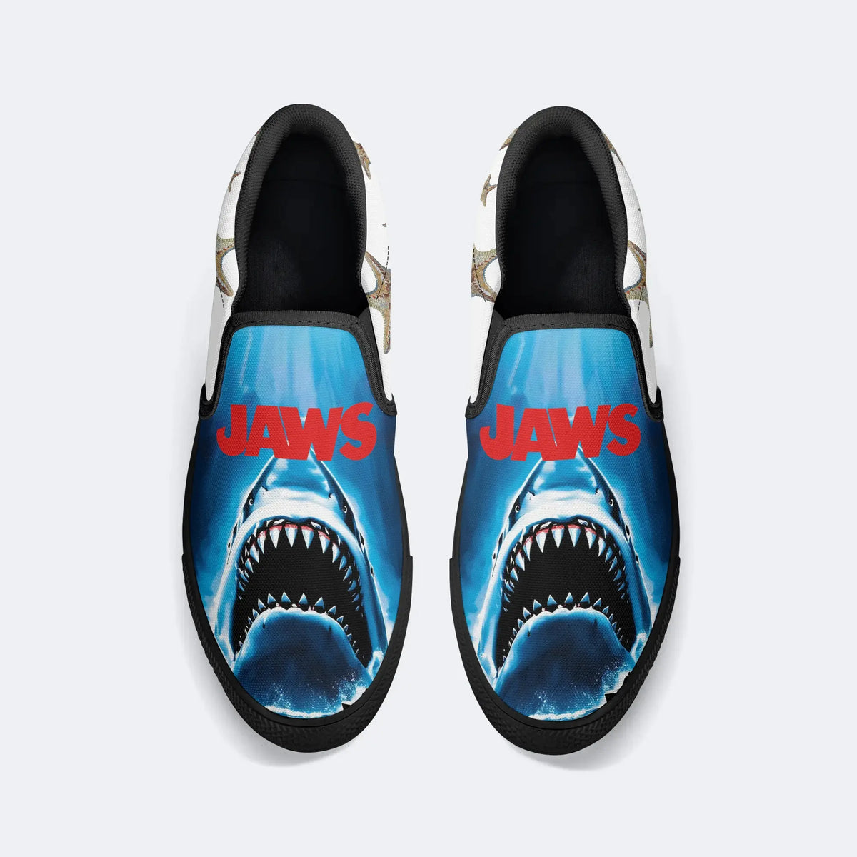 Jaws Print - Slip On Shoes