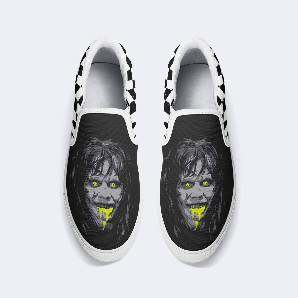 Possessed Girl Print - Slip On Shoes