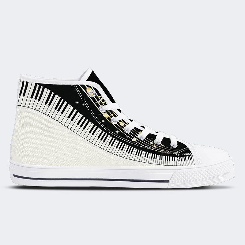 High Top Canvas Schuhe mit Musik