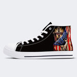 Flag Day High Top Canvas Shoes