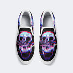Distorted And Separated Skull - Slip On Shoes