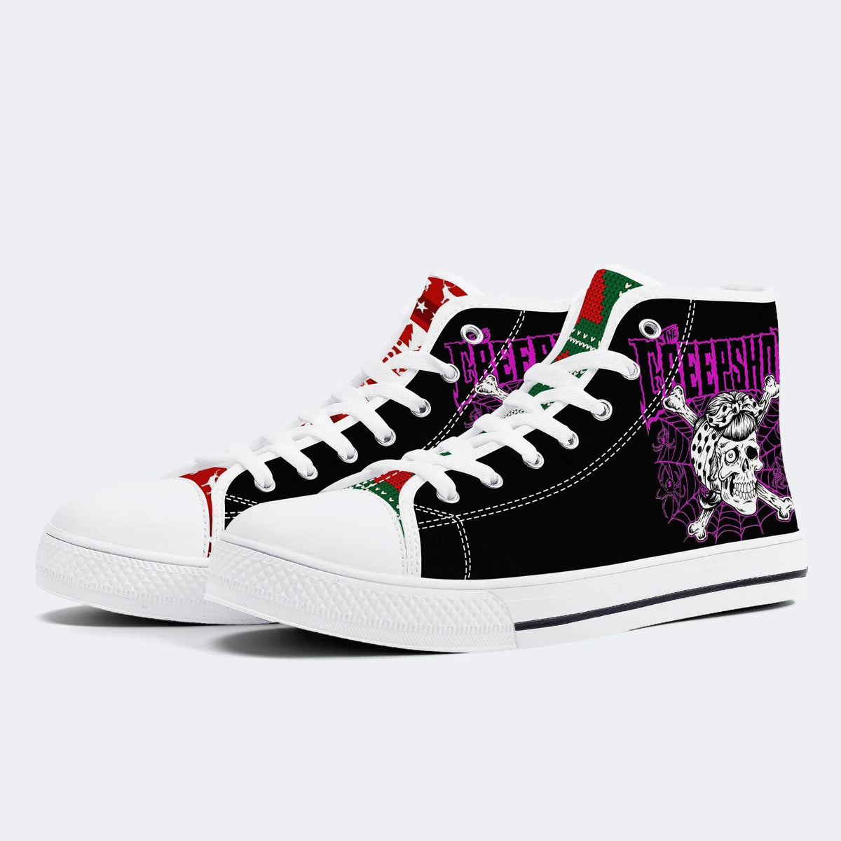 Unisex Horror Movie Graphic Print - High Top Canvas