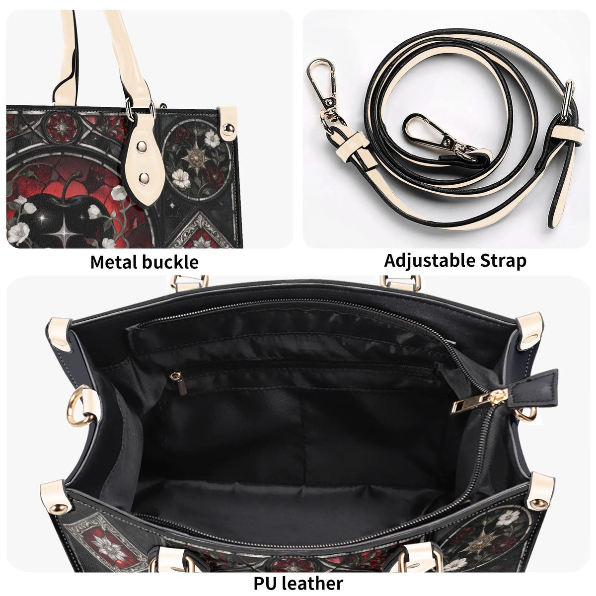 Poison Apple Print Handbag Factory Direct Sales