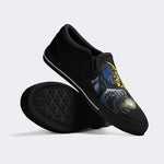 Horror Movie Vintage Graphic Print - Slip On Shoes