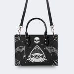 Retro Ghost Eye - Leather Handbag