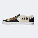 Unisex Death Moth Print - Slip On Shoes